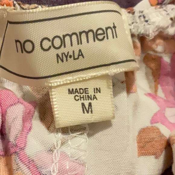 Size medium women’s floral tie back dress long - Picture 5 of 5